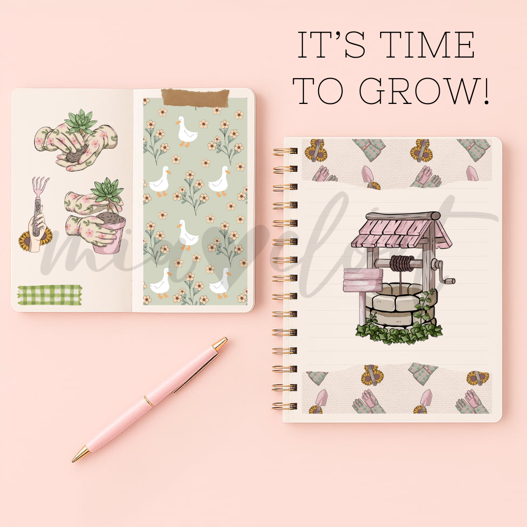 Descargable decoración mensual "It's Time To Grow!"