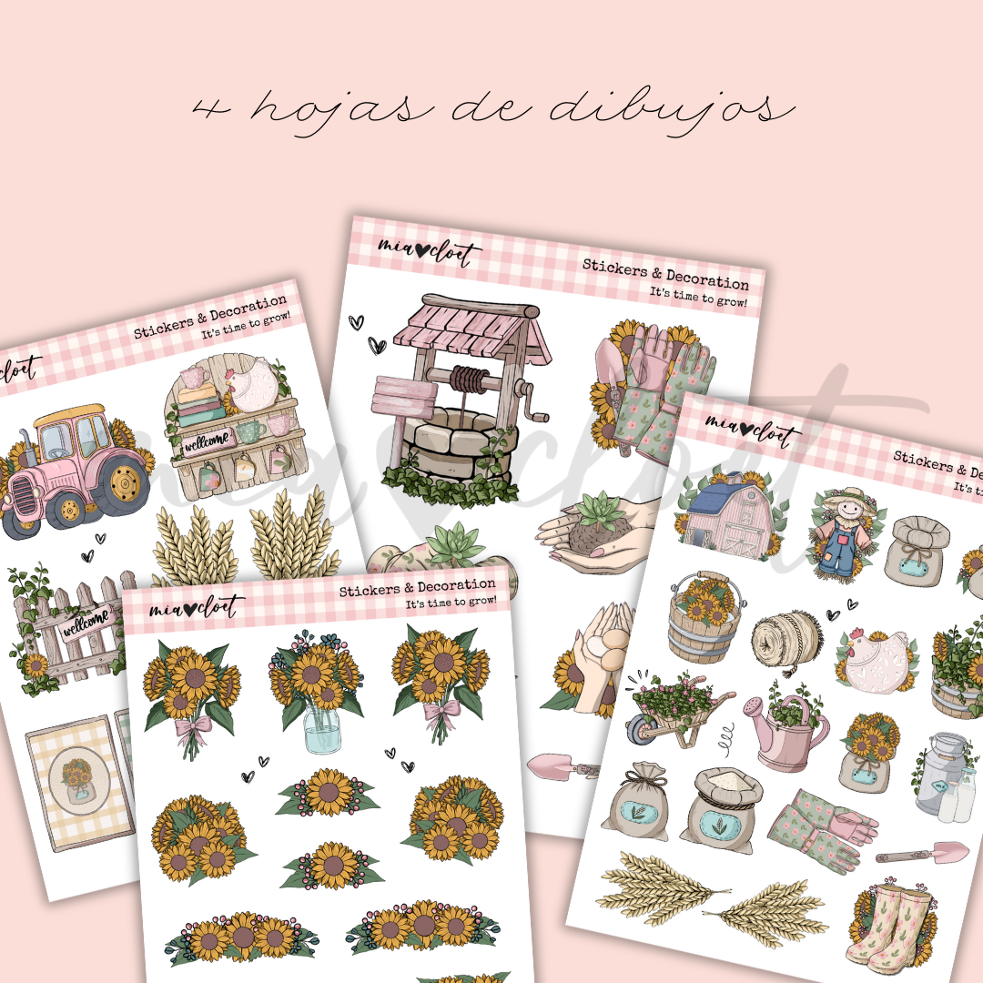Descargable decoración mensual "It's Time To Grow!" - Imagen 2