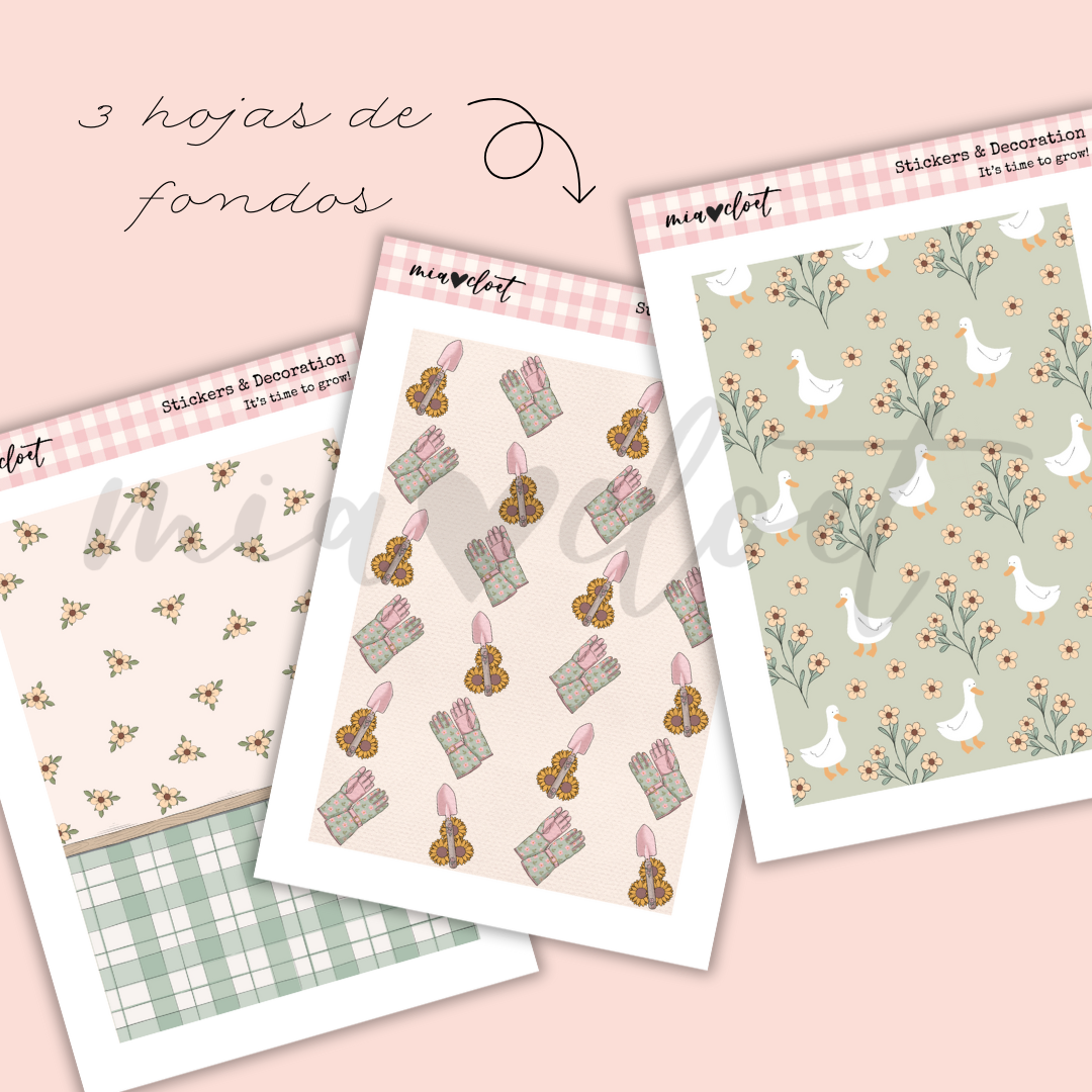 Descargable decoración mensual "It's Time To Grow!" - Imagen 4