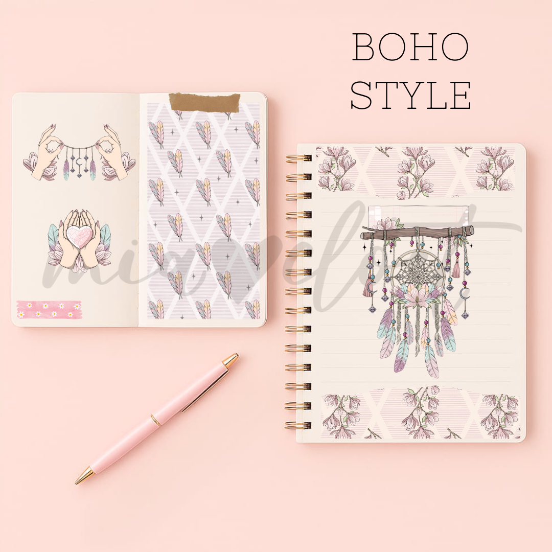 Descargable decoración mensual "Boho Style"