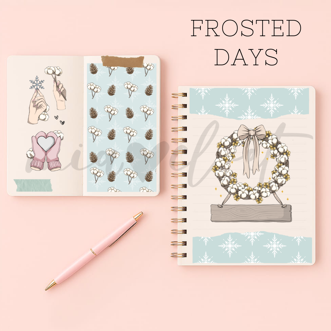 Descargable decoración mensual "Frosted Days"