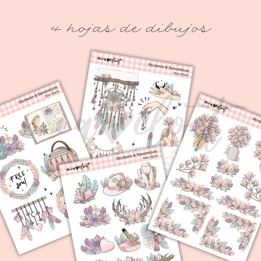 Descargable decoración mensual "Boho Style" - Imagen 2