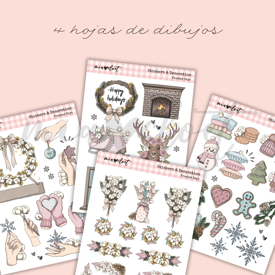 Descargable decoración mensual "Frosted Days" - Imagen 2