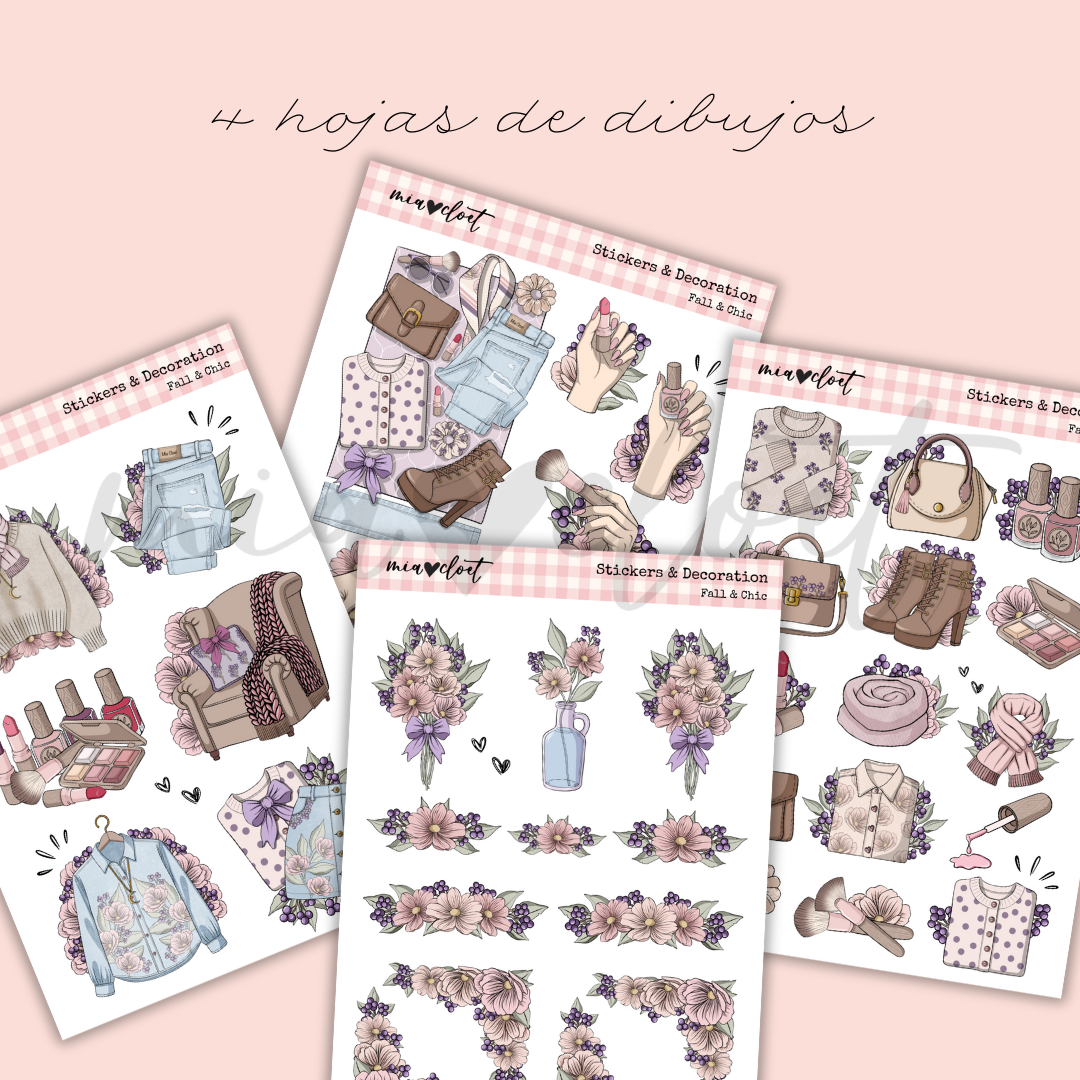 Descargable decoración mensual "Fall & Chic" - Imagen 2