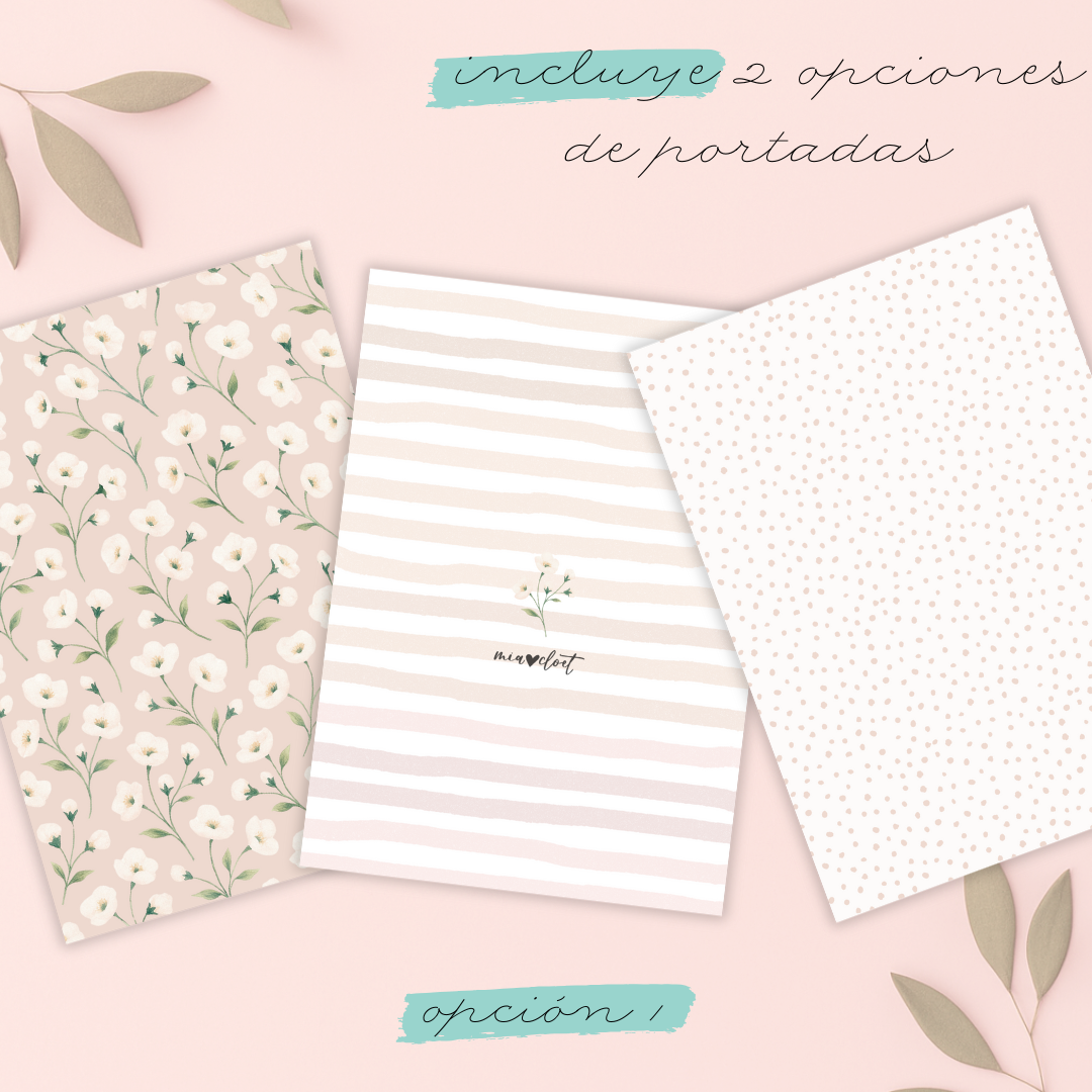 Planner “Mia Creativa 2026" – Semana semiabierta lateral sin fechas - Imagen 3