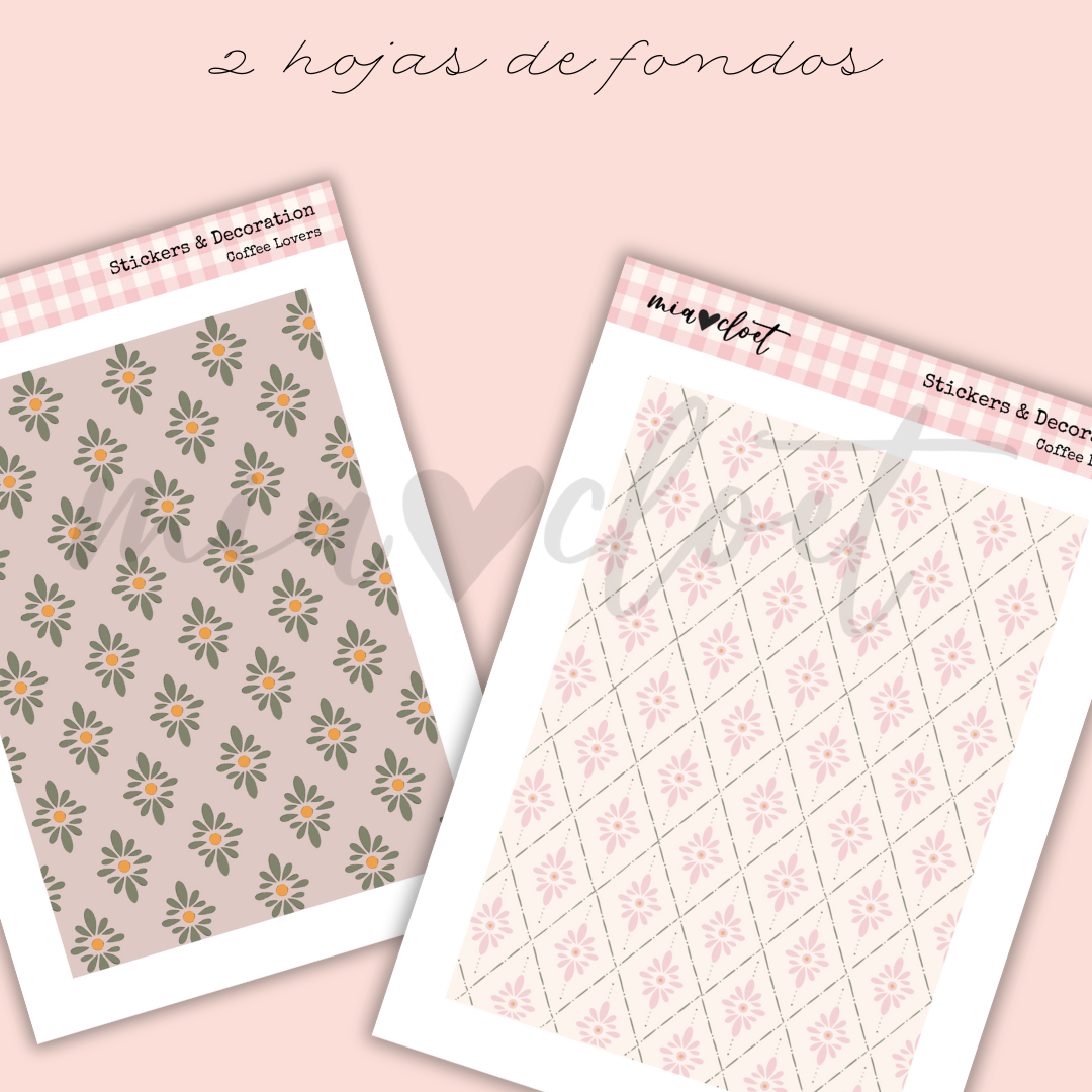 Vintage - Descargable decoración mensual "Coffee Lovers" - Imagen 3