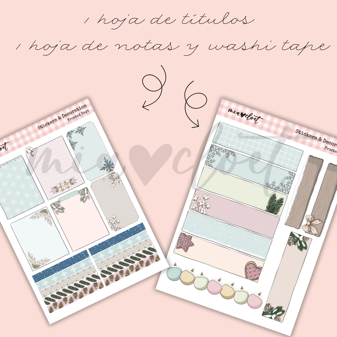 Descargable decoración mensual "Frosted Days" - Imagen 3