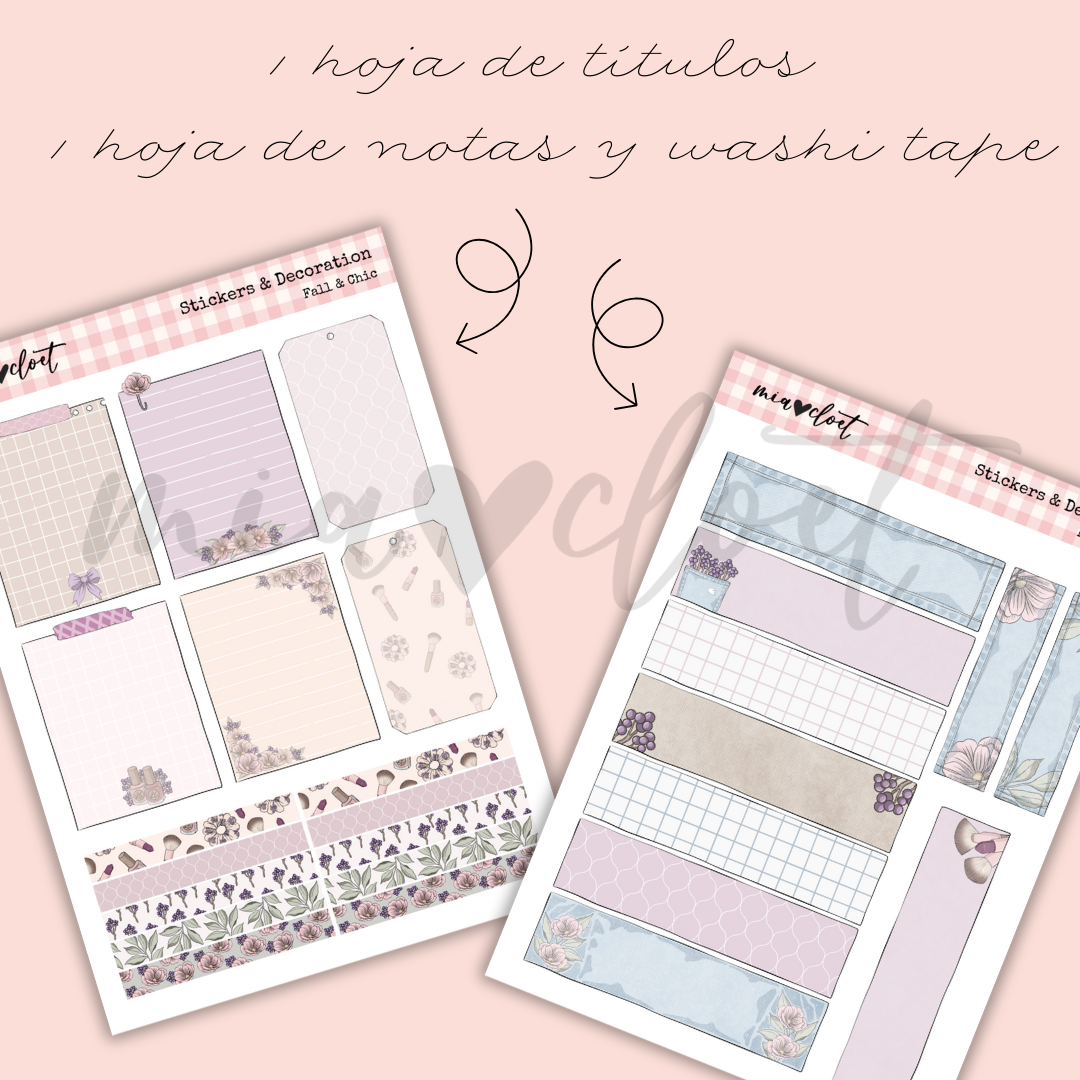 Descargable decoración mensual "Fall & Chic" - Imagen 3