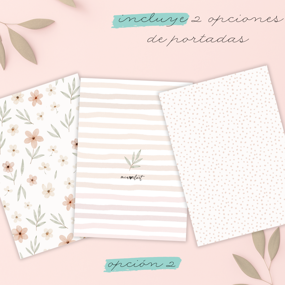 Planner “Mia Creativa 2026" – Semana semiabierta lateral sin fechas - Imagen 4