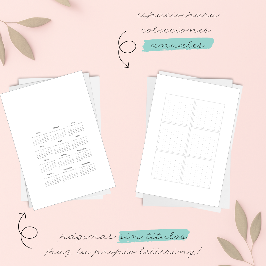 Planner “Mia Creativa 2026" – Semana semiabierta lateral sin fechas - Imagen 8