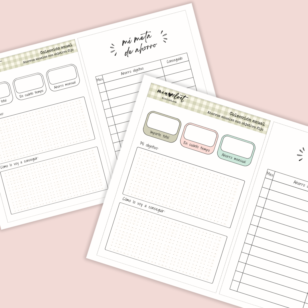 Ahorros fijos - Descargable Colección Anual - Imagen 2