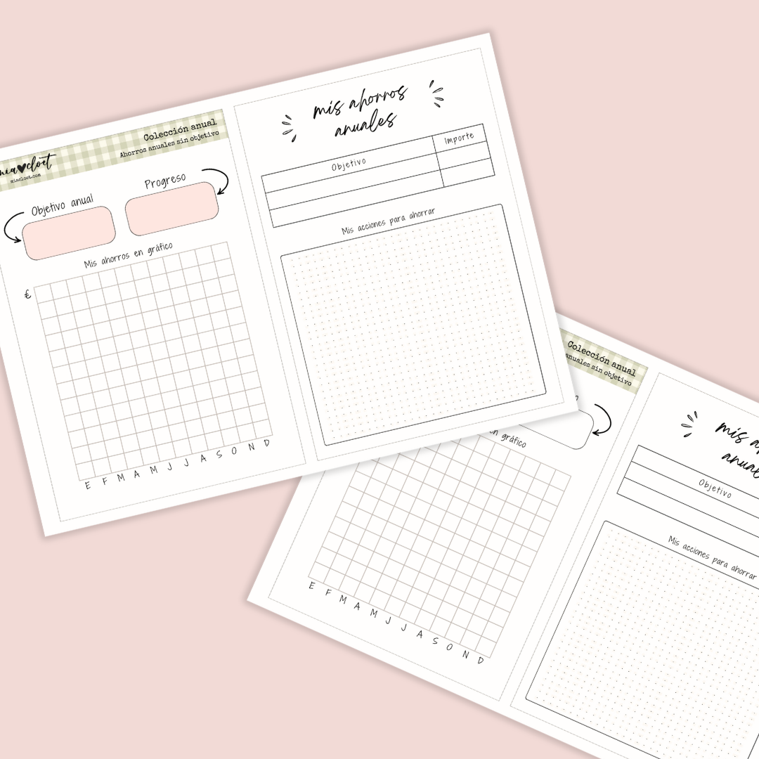 Ahorros sin objetivo - Descargable Colección Anual - Imagen 2