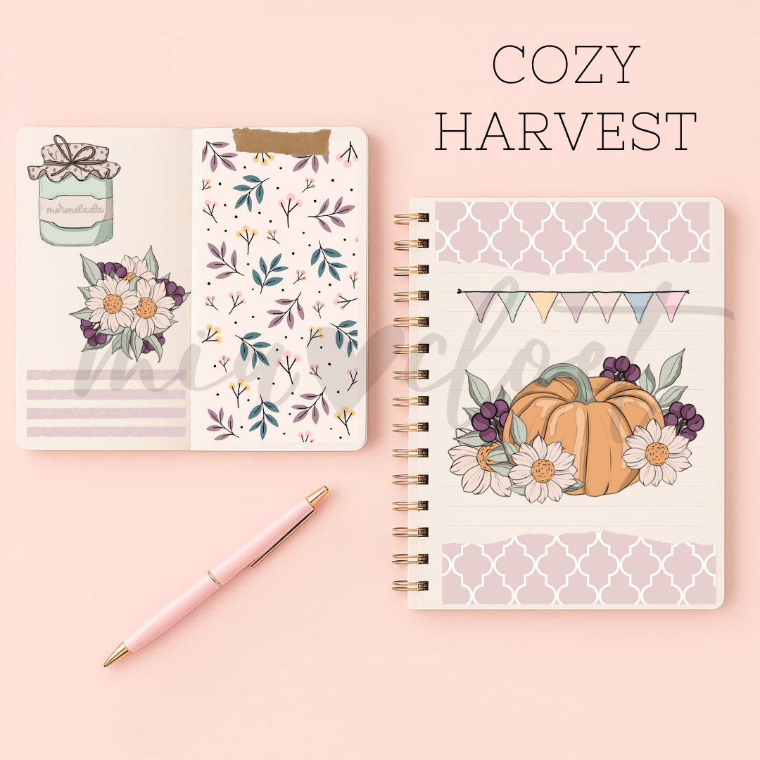 Vintage - Descargable decoración mensual "Cozy Harvest"