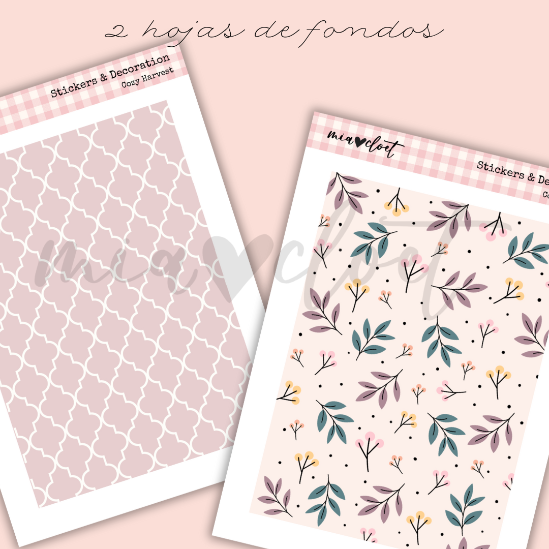 Vintage - Descargable decoración mensual "Cozy Harvest" - Imagen 3