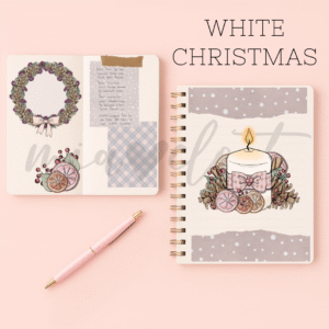 Vintage - Descargable decoración mensual "White Christmas"