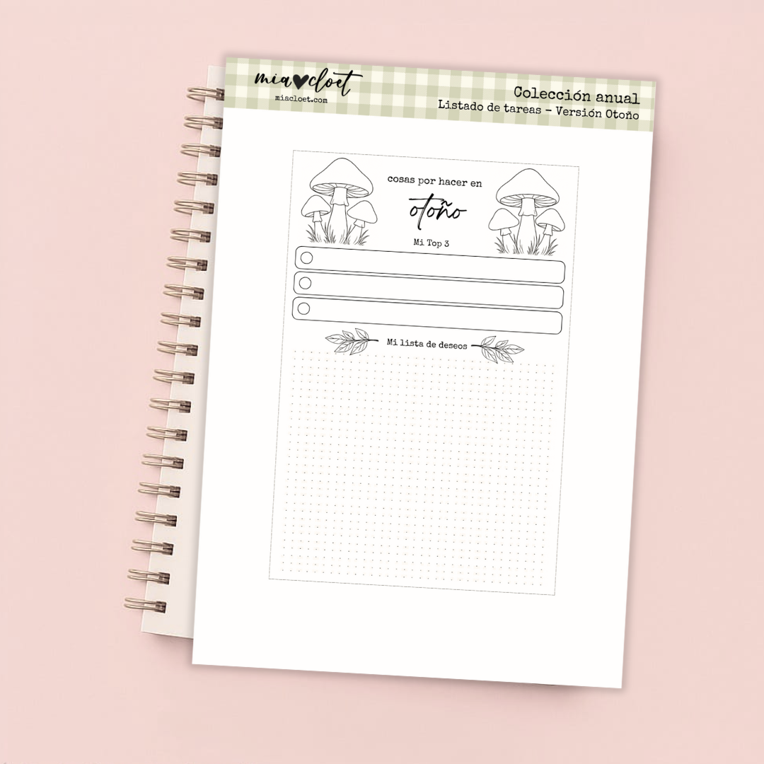 Cosas por hacer en otoño - Descargable Colección Mensual