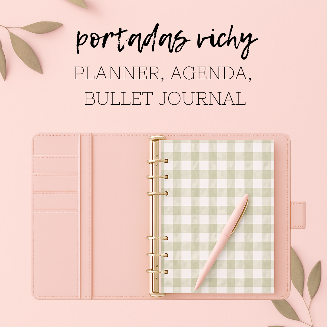 Portadas Vichy 2026 para planner, agenda y Bullet Journal