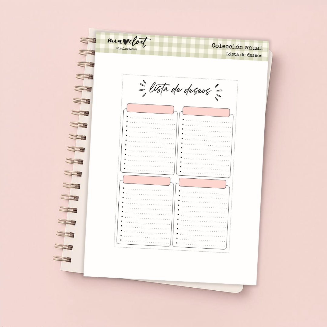 Lista de deseos - Descargable Colección Anual