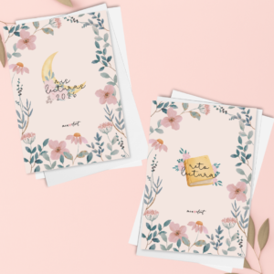 Pack de lectura: Diario de lectura y Reto de 50 libros