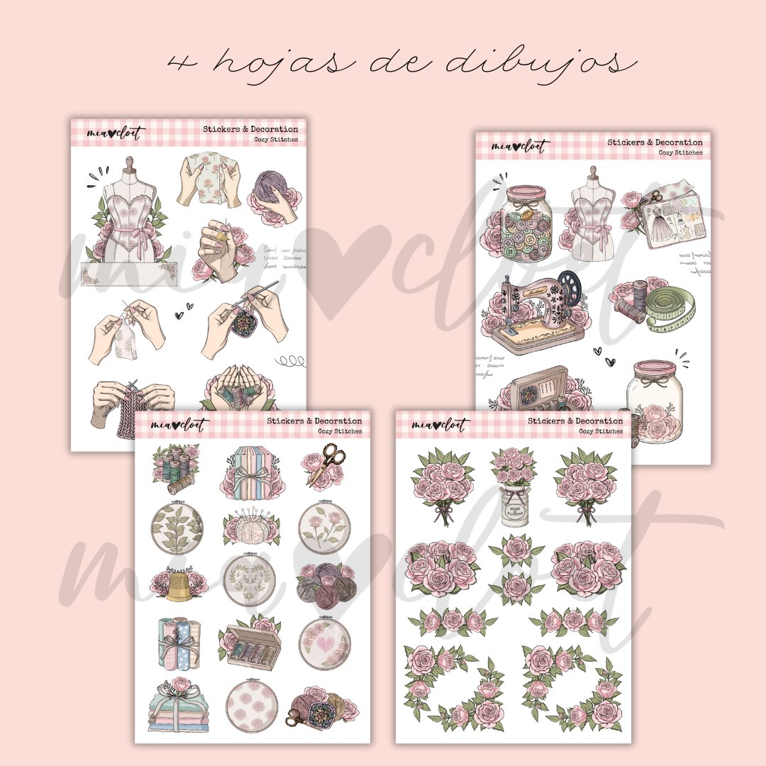 Descargable decoración mensual "Cozy Stitches" - Imagen 2