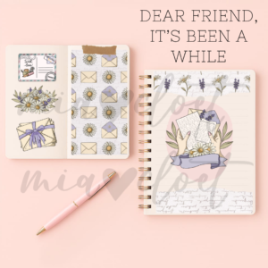 Descargable decoración mensual "Dear Friend, it's been a while"