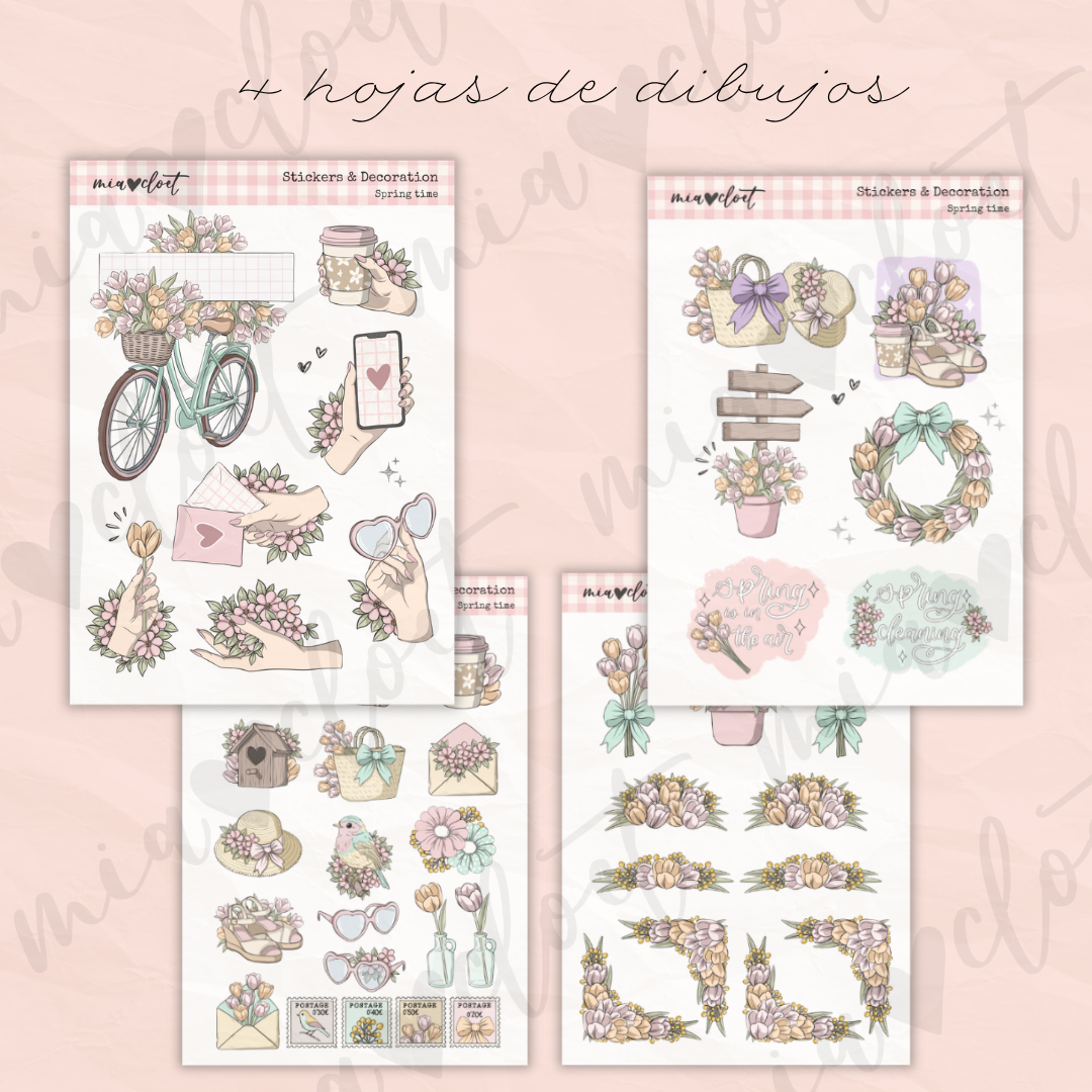 Descargable decoración mensual "Spring Time" - Imagen 2