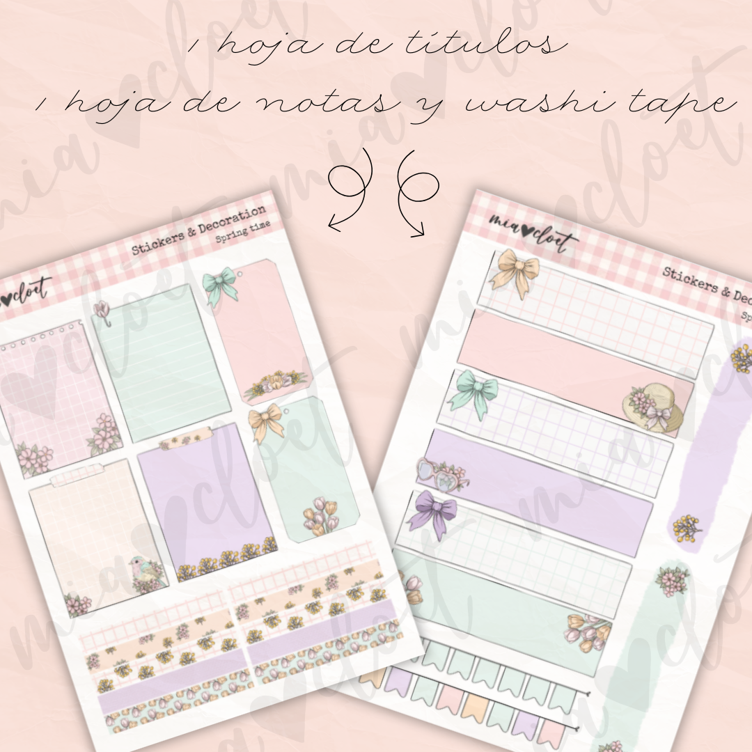 Descargable decoración mensual "Spring Time" - Imagen 3